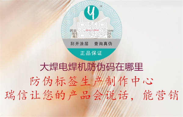 大焊電焊機(jī)防偽碼在哪里(圖1) 大焊電焊機(jī)防偽碼在哪里1.jpg